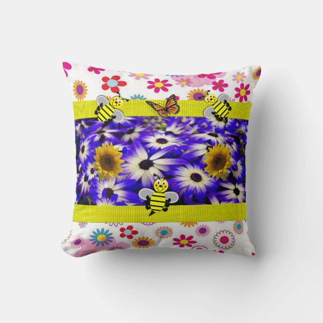 Throw Pillow Bumblebee Kissen (Vorderseite)