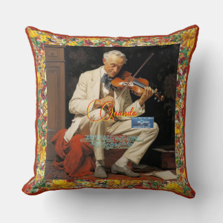 Throw Pillow Burnt Red(Quando) RFPMDesign ©️ 2024 Kissen