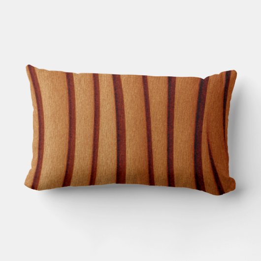 Throw Pillow Burnt Rustic Orange Lendenkissen (Rückseite)