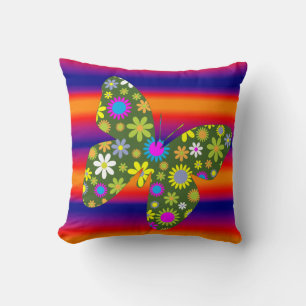 Throw Pillow Butterfly Kissen