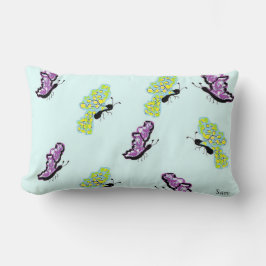 Throw Pillow Butterfys Lendenkissen