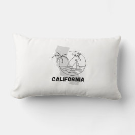 Throw Pillow California Lendenkissen