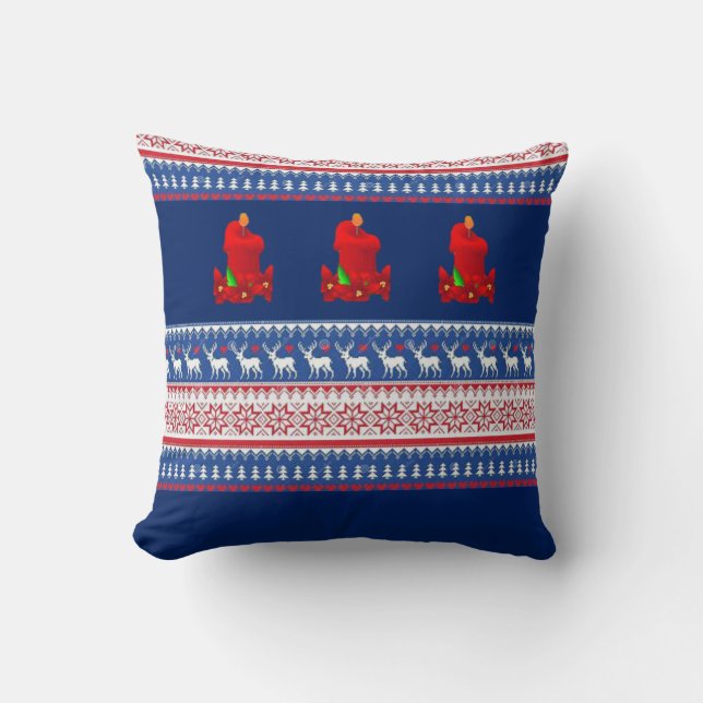 Throw Pillow Christmas Kissen (Vorderseite)