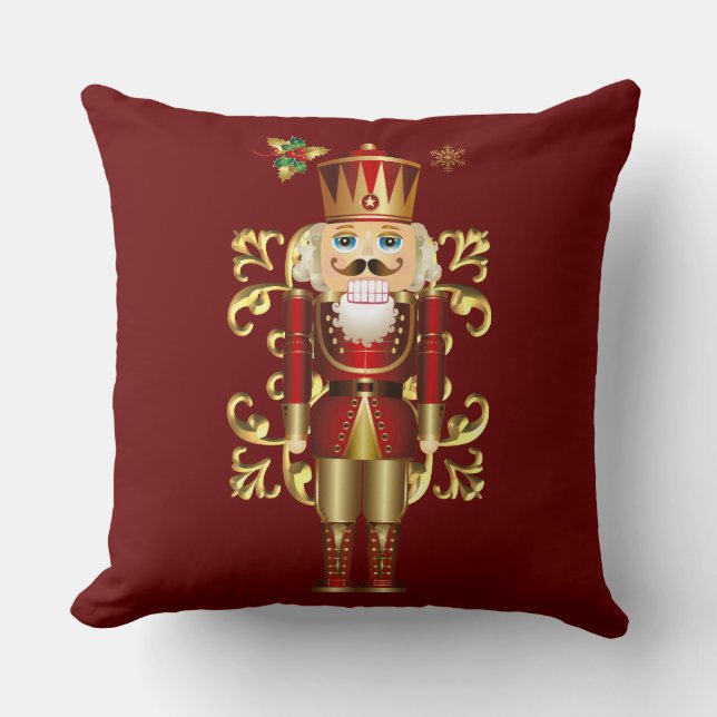 Throw Pillow-Christmas Nutcracker Kissen (Vorderseite)