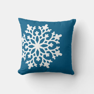Throw Pillow-Christmas-Schneeflocke Kissen