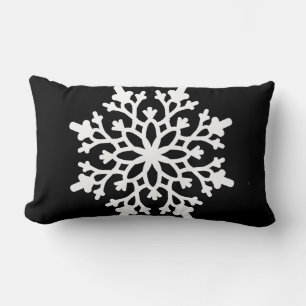 Throw Pillow-Christmas-Schneeflocke Lendenkissen
