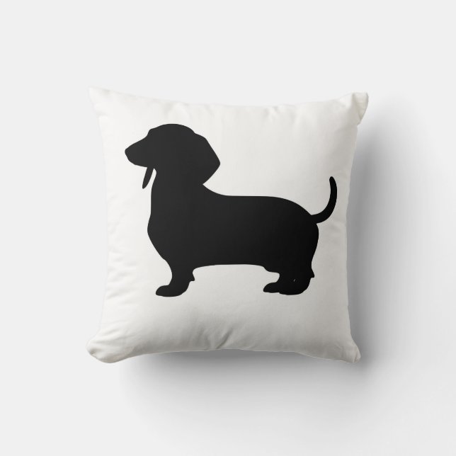 Throw Pillow Dash Hund Kissen (Vorderseite)