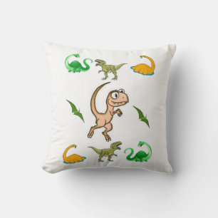 Throw Pillow Dinosaur Kissen