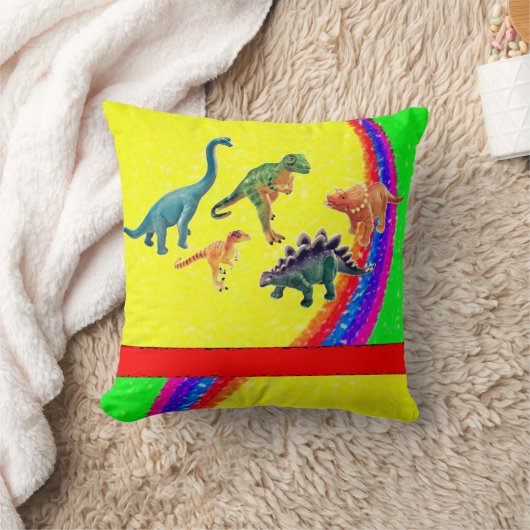 Throw Pillow Dinosaur Kissen (Decke)