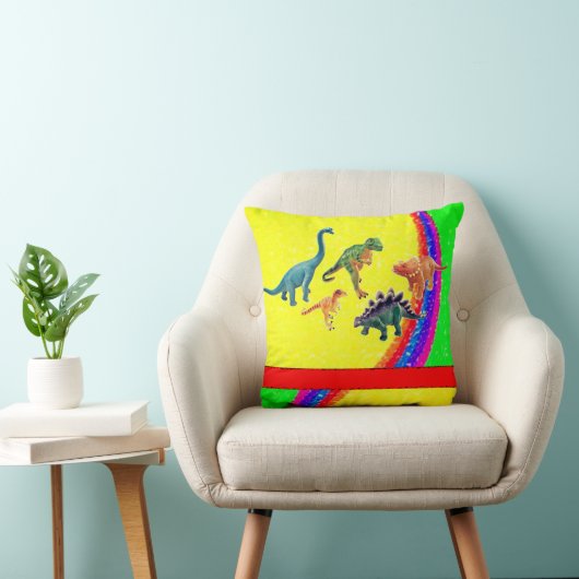Throw Pillow Dinosaur Kissen (Stuhl )