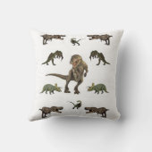 Throw Pillow Dinosaur Kissen (Rückseite)