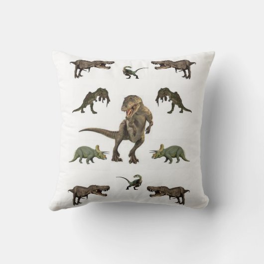 Throw Pillow Dinosaur Kissen (Rückseite)