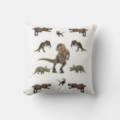 Throw Pillow Dinosaur Kissen (Vorderseite)
