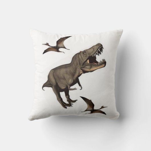 Throw Pillow Dinosaur Kissen (Rückseite)