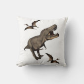 Throw Pillow Dinosaur Kissen (Vorderseite)