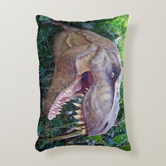 Throw Pillow Dinosaur Zierkissen (Vorderseite(Vertikal))