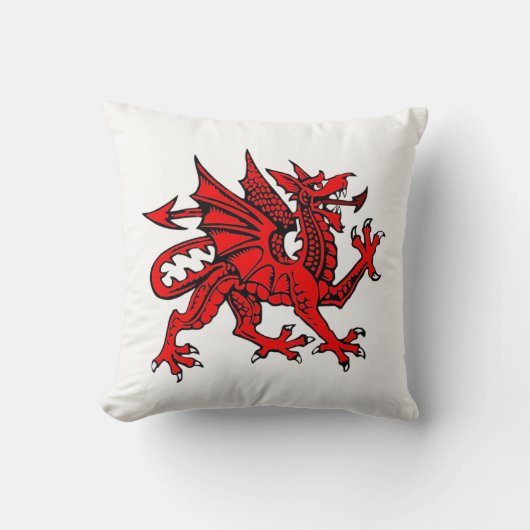 Throw Pillow Dragon Kissen (Vorderseite)