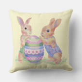 Throw Pillow Egg Bunnies Kissen (Rückseite)