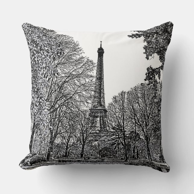 Throw Pillow EIFFEL TOWER Kissen (Vorderseite)