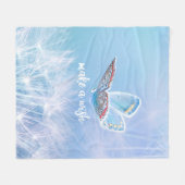 Throw Pillow Fleecedecke (Vorderseite (Horizontal))