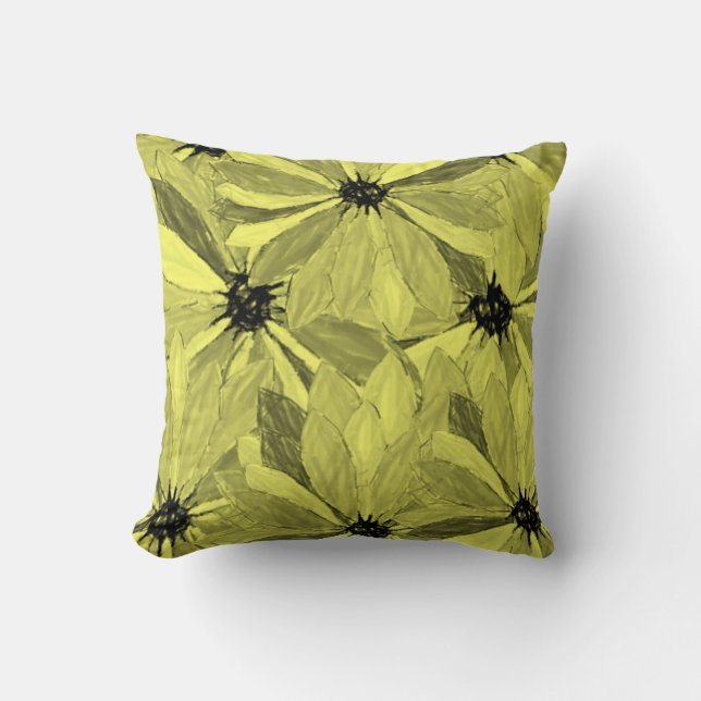 Throw Pillow Floral Kissen (Vorderseite)