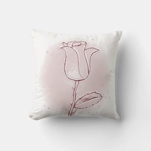 Throw Pillow Floral Kissen