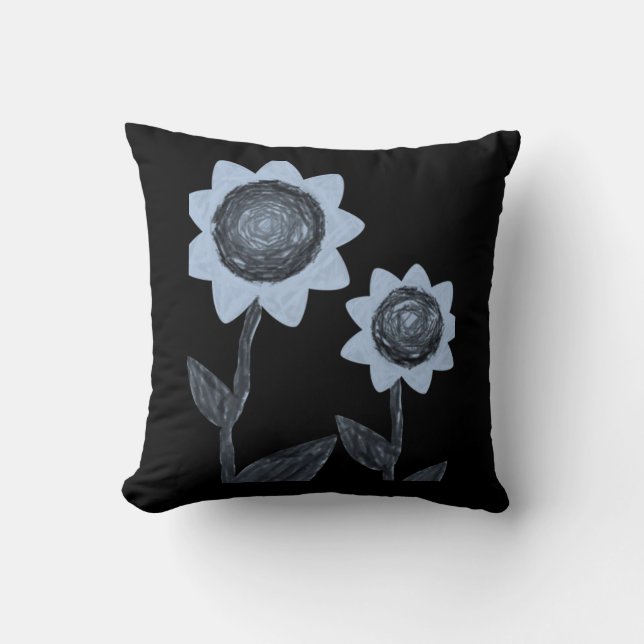Throw Pillow Floral Kissen (Vorderseite)