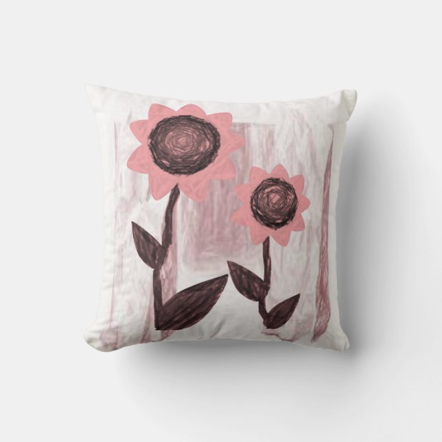 Throw Pillow Floral Kissen (Vorderseite)