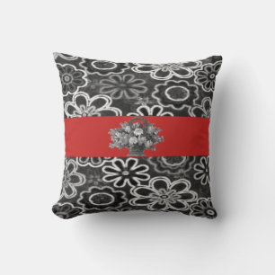 Throw Pillow Floral Kissen