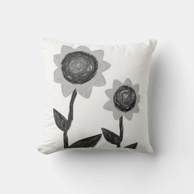 Throw Pillow Floral Kissen (Vorderseite)