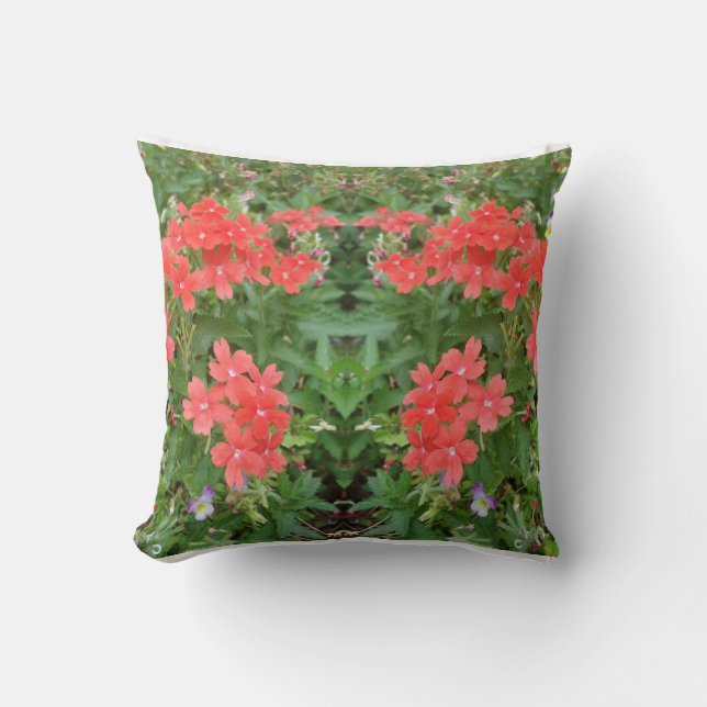 Throw Pillow flowers  Kissen (Vorderseite)
