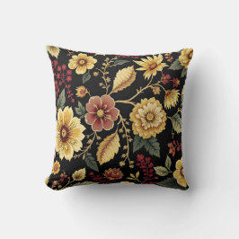 Throw Pillow flowers pattern Kissen