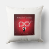 Throw Pillow for valentines day's  Kissen (Rückseite)