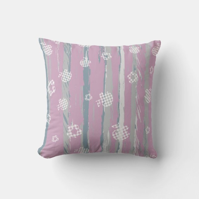 Throw Pillow – Gingham Orchard Kissen (Vorderseite)