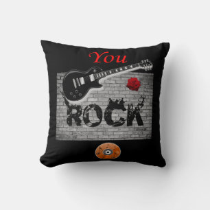 Throw Pillow Guitar Kissen