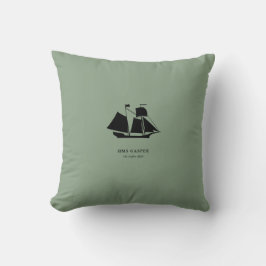 Throw Pillow — HMS Gaspee Kissen