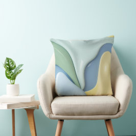 Throw pillow in stylish abstract graphic kissen
