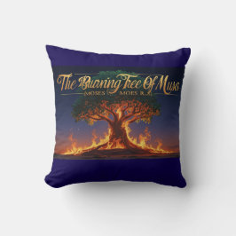 Throw Pillow- Islamic "The Burning Tree Of Musa" Kissen