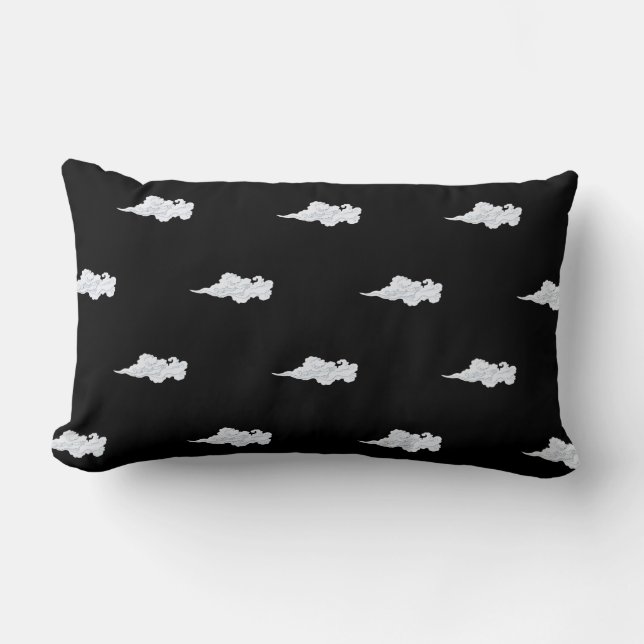 Throw Pillow JAPANESE CLOUDS Lendenkissen (Vorderseite)