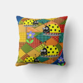 Throw Pillow Ladybug Kissen (Rückseite)