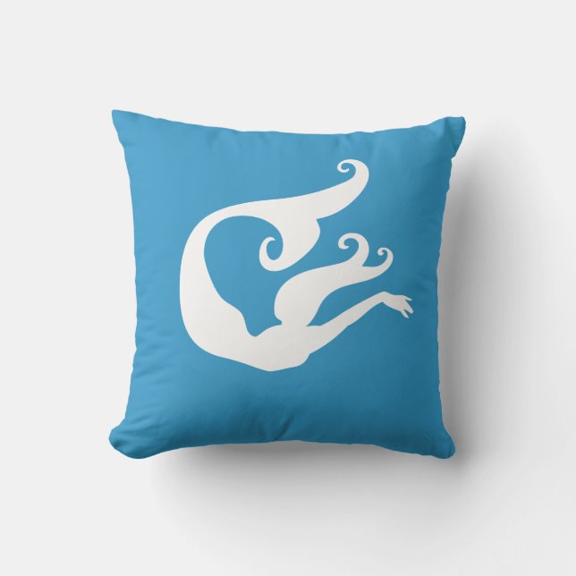 Throw Pillow Mermaid Kissen (Vorderseite)
