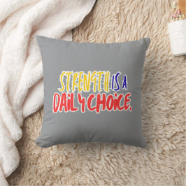 Throw Pillow – Minimalist Motivational Home Décor Kissen