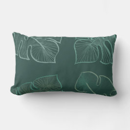 Throw Pillow Monstera Kissen