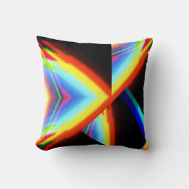 Throw Pillow Multicolore Space Kissen