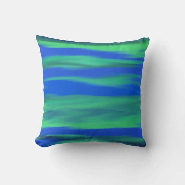 Throw Pillow Ocean Hues Kissen (Vorderseite)