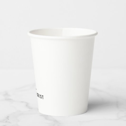 Throw Pillow Pappbecher (Links)