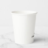 Throw Pillow Pappbecher (Rechts)