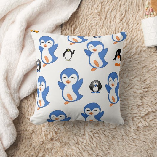 Throw Pillow Penguin Kissen (Decke)