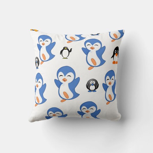 Throw Pillow Penguin Kissen (Rückseite)