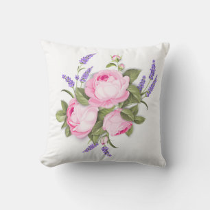 Throw Pillow Peony Outdoor Pillow Kissen